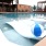 Pool chairs floating